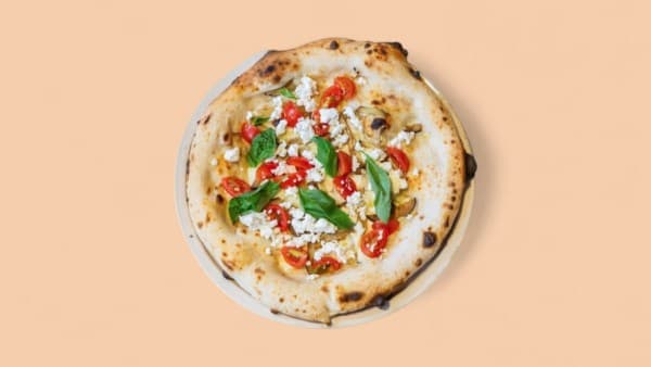 410 Pizza Aubergine Bianco